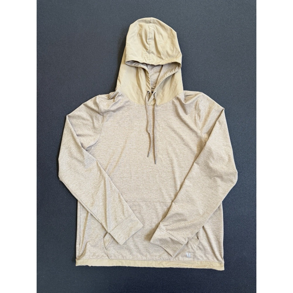 Vuori Sunday Element Hoodie Mens M Brown Stretch Performance Athletic V264
